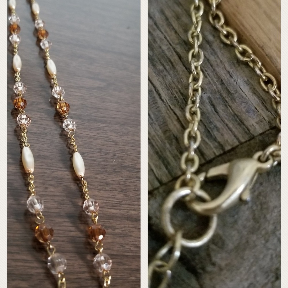 NYC Rose Gold & Pink Necklace - Picture 3 of 4